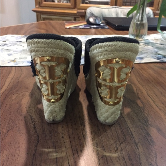 Tory Burch Black Wedges - Picture 3 of 5